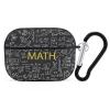 Nisza Maths-Chalkboard Pattern Compatible with AirPods Pro Case Cover,Shock-Proof PC Full Protective Cover Compatible for Airpods Pro,Supports Wireless Charging Front LED Visible, black-style-1 view 1