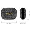 Nisza Maths-Chalkboard Pattern Compatible with AirPods Pro Case Cover,Shock-Proof PC Full Protective Cover Compatible for Airpods Pro,Supports Wireless Charging Front LED Visible, black-style-1 view 2