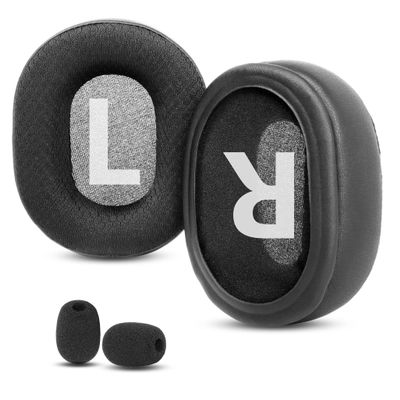 Breathable Fabric Earpads Replacement for Roccat Khan Aimo 7.1 /Khan Pro Surround Gaming Headset Ear Cushions