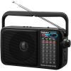 Gelielim Radio Portable AM FM with Bluetooth Loud Speaker, Radio Plug in Wall or Battery Powered Best Reception for Home or Outdoor, Earphone Jack, Large Dial Easy to Use, Great Gfits for Seniors view 1