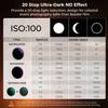 72mm ND1000000 & MCUV Lens Filters Kit for Camera Lens, 20 Stops Ultra Dark ND Lens Filter MCUV Lens Protection Filter view 3