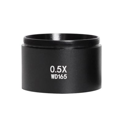 JOEBO Microscope Kit WD165 0.3X 0.5X 0.7X 1.0X 2.0X Barlow Auxiliary Objects Lens Microscope Camera Glass Lens for Trinocular Stereo Zoom Microscope Microscope Lens Adapters (Color : 0.5X)