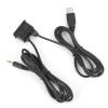 SIXRUN 3.5mm AUX Extension Cable Adapter USB Jack Panel Mounting Car Boat Dash Audio view 1