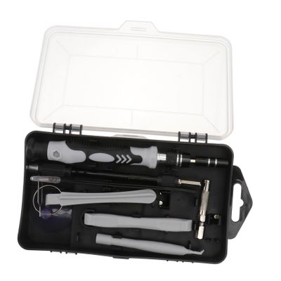 jojofuny Complete Mobile Phone Repair Tool Kit Set Ratcheting and Magnetic Screwdriver Wire Stripper