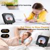 CD Player Portable Bluetooth Desktop CD Player for Home, Mini Cute CD Players for Kids, Built-in Dual Speakers and LED Display with Remote Control, Supports CD/FM Radio/USB/AUX/Timer/Repeat (Black) view 4