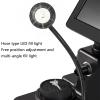 4.3Inch LCD Digital Microscope, Digital Diamond Girdle Viewer, 50-1000X Magnification, Biological Microscope Kit, Accurate Identification, for Diamond Inscription Viewer view 4