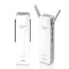 D-Link PowerLine COVR-P2502 AC1200 Smart Whole Home Mesh Wireless System Hybrid Dual Band Wall Plug in 3 x Gigabit Ports (2 x P2500 Adapters Kit), white (Renewed) view 1