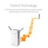 D-Link PowerLine COVR-P2502 AC1200 Smart Whole Home Mesh Wireless System Hybrid Dual Band Wall Plug in 3 x Gigabit Ports (2 x P2500 Adapters Kit), white (Renewed) view 3