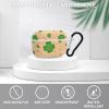 Nisza Nice Lucky Clovers on Yellow Compatible with AirPods Pro Case Cover,Shock-Proof PC Full Protective Cover Compatible for Airpods Pro,Supports Wireless Charging Front LED Visible, white-style-3 view 3