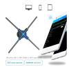 PACUM 23.62in 3D Advertising Display Hologram Fan Easily Control Floating Art Decorative Holo Graphic with 720 Beads view 4