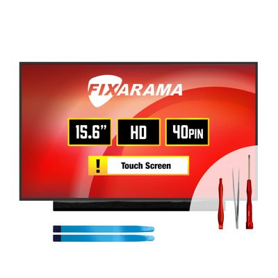 FIXARAMA Screen Replacement for BOE NT156WHM-T03 Grade A+ Glossy HD 40pin Touch 15.6" LED LCD Display with Tools Tape