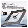 PACUM 3D Hologram Fan Display LED Light Beads Naked Eye Holographic Fan Holographic Imaging Player (Color : E, Size : 56cm Set Black) view 2