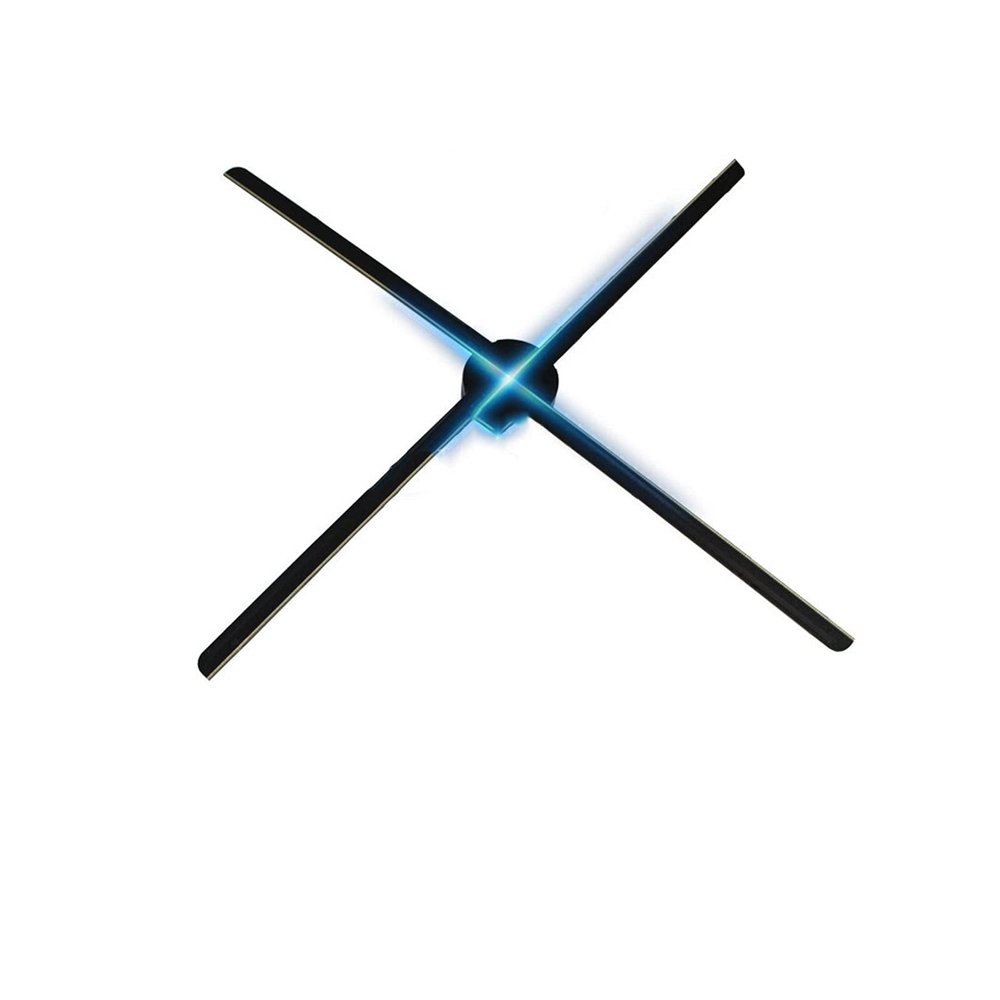 PACUM 3D Hologram Fan Projector 638Leds WiFi 55cm 3D Holographic Projector Light Hologram Player LED Display Fan Advertising Light APP Control Logo