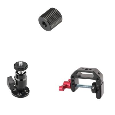 CAMVATE 1/4"-20 Female Screw + C-Clamp + Photo Studio Video Wall Ceiling Mount