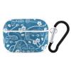 Nisza Retro Beach Compatible with AirPods Pro Case Cover,Shock-Proof PC Full Protective Cover Compatible for Airpods Pro,Supports Wireless Charging Front LED Visible, white-style-4 view 1