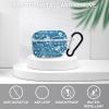 Nisza Retro Beach Compatible with AirPods Pro Case Cover,Shock-Proof PC Full Protective Cover Compatible for Airpods Pro,Supports Wireless Charging Front LED Visible, white-style-4 view 3