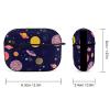Lovely-Hand-Drawn Galaxys Compatible with AirPods Pro Case Cover,Shock-Proof PC Full Protective Cover Compatible for Airpods Pro,Supports Wireless Charging Front LED Visible view 2