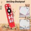 2PACK Cover for Onn Android TV Remote, Shockproof Anti-Dirty Silicone Case Compatible with Onn TV 4K UHD Stick TV Box 100024646 100026240 Remote an-ti Lost Anti-Slip Skin-Friendly view 2