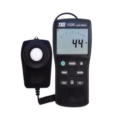 HKNDT TES-1335 Light Meter TES1335 Digital Lux Meter Ranging 0 to 400,000 Lux | 0 to 40,000 fc.