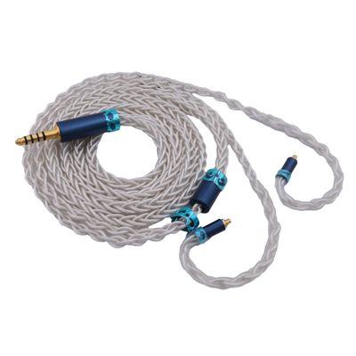 Zeatop Hendar HiFi 8N Oil Immersed Copper Silver Alloy 25 Cores + 96 Cores Single Crystal Silver Plated Upgrade Earphone Cable Pure Copper 4.4mm 3.5mm MMCX 0.78mm Aduio Plug (4.4mm-MMCX)