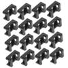 NPQPNAFC 500pcs Wire Holder Cable Tie Base Cable Zip Ties Holders Cable Holders Cable Wire Clips Cable Ties Holder Wire Mounting Clips Saddle Wire Cable Mounts Screw Tie Fixing Seat Bracket Ties view 1