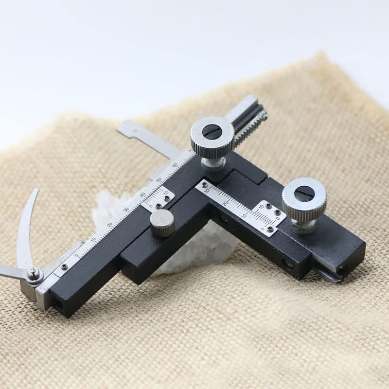 ADD XY Graduated Microscope Internship Mechanic Scale Attachment Microscope Reticles Formaturas Accessories Microscopio Parts (Size : Metal handle)