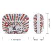 Independence Day- 4 of July Print Compatible with AirPods Pro Case Cover,Shock-Proof PC Full Protective Cover Compatible for Airpods Pro,Supports Wireless Charging Front LED Visible view 2