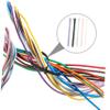 NPQPNAFC 40pcs Silicone Tie Reusable Cable Zip Tie Food Bags Cord Zip Ties Zip Ties for Headphone Cable Snap Lock Cable Ties Cord Organizer Silicone Cable Ties Zipper Silica Gel Earphone Ties view 3