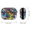 Nisza Portrait of Many Pugs Compatible with AirPods Pro Case Cover,Shock-Proof PC Full Protective Cover Compatible for Airpods Pro,Supports Wireless Charging Front LED Visible, black-style-2 view 2