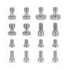 CAMVATE 1/4"-20 & 3/8"-16 & M5 Thread Screw + Camera Baseplate + 1/4"-20 Male Thread Screw Mount view 2