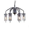 Simple Personality - Industrial Style Hanging Lamp Nostalgic Metal Pendant Light E14 Antique Wrought Iron Ceiling Light Restaurant Bar Cafe 6-Lights Decorative Suspension Light Lighting ,pendant view 1