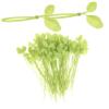 NPQPNAFC 100 Pcs Simulated Leaf Tie Wire Organizer Ties Leaf-Shaped Nylon Cable Tie Green Ties Nylon Cord Zip Ties Heavy Duty Zipper Garden Nylon Ties Plastic The Chain Self-Locking Ties view 1