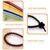 NPQPNAFC 100 pcs Silicone tie Silicone Cable wrap Silicone Cable Ties Silicone Wire Ties Cord Wraps Cable Management Straps red Zip Ties snap Lock Cable Ties Travel Noose Charge Silica Gel Ties view 2