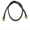 2 pcs SMA Male to SMA Female Male Connector RF coax Cable RG58 50-3 50ohm 50cm(SMA male to female) view 2
