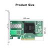10Gtek 10Gb PCI-E NIC Network Card, Single SFP+ Port, with Intel 82599EN Controller, Ethernet LAN Adapter Support Windows Server/Linux/VMware, Compare to Intel X520-DA1(E10G42BTDA),2-Pack view 4