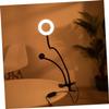 OSKOE 1pc Clip Fill Light Live Stream Phone LED Circle Lights Desk Camera Mount Desktop Ring Light Tablet Holder Dimmable Desk Lamp Supplemental Lamp Selfie Fill Lamp Beauty Light Video view 4
