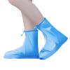 AOKID Rain Shoe Covers,Waterproof Shoe Covers,Non-Slip Water Resistant Shoe Covers,PVC Rubber Sole Reusable Rain Snow Boots Overshoes for Cycling Outdoor Camping Fishing Garden Travel White XL view 2