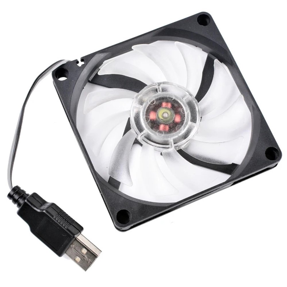 AELATNGS Notebook Fan 8010 80X80X10mm 5V USB Fan Blue led Quality Guarantee