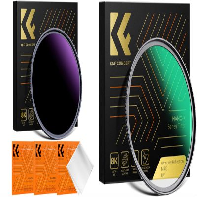 52mm ND1000000 & CPL Lens Filters Kit for Camera Lens, 20 Stops Ultra Dark ND Lens Filter Polarizing Filter for Camera Lens