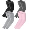 BHYTAKI UV Sun Protection Arm Sleeves, UPF 50 Sports Cooling Arm Compression Sleeves for Men Women Teenager view 1