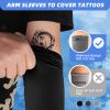 BHYTAKI 4 Pairs UV Sun Protection Arm Sleeves, UPF 50 Sports Cooling Arm Compression Sleeves for Men Women Teenager view 4