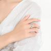 BTAKANPP Dragon Rings for Women Adjustable Anxiety Relieving Pressure Relieving Silver Plated Zircon Popular (E, 4cmX1cmX6cm) view 3