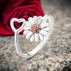 BTAKANPP Dragon Rings for Women Adjustable Anxiety Relieving Pressure Relieving Silver Plated Zircon Popular (E, 4cmX1cmX6cm) view 4
