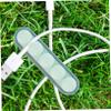 OSALADI 2pcs Pea Shape Cable Clips USB Cord Organizer for Home Office Creative Design for Charging Cables and Wire Management view 4