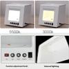 Smart Photography Turntable, Dimmable Jewelry Shooting Tent Softbox, Photo Studio Light Box, Electric 360 Turntable Gold and Silver Jewelry Photo Light Box Kit,20cm view 3