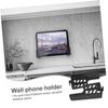 Stable Plastic Material Phone Wall Mount Kickstand for Home Office Wall Tablet Stand view 3