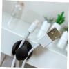 Veemoon 12pcs Cable Clips Adhesive Cable Organizer for Efficient Cord Management Suitable for Home and Office Easy Installation Smooth Surfaces Color Random view 4
