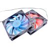 JUCMJXQEQ 80x80x15mm 8cm 8015 80mm Fan DC5V Blue red LED Light Computer USB Quiet Cooling Fan (Color : Blue USB Plug) view 2