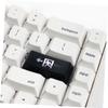 Hoement Replacement Shine Through Keycaps for Mechanical Keyboard Backspace Enter Key Translucent Design Easy Installation Black Compatible Cherry Profile Gaming Keyboards view 2