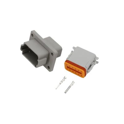 Tongkat Ruiting Store 5 Sets DT Waterproof Wire Connector DT04-12P-L012 Male and Female 12 Pin Automotive Sealed Plug with Pins